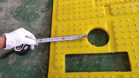 ZP175 ZP375 Przeciwkoślizgowy Mat 30 mm Plastyczny Mat Niepoślizgowy Do Wiertniczego Stołu Obrotowego
