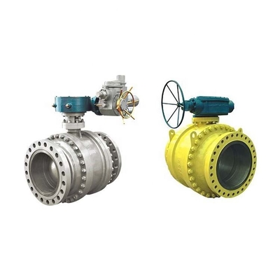 API 6D API 608 Forged Steel 3 Piece Trunnion Ball Valve Flange Ends