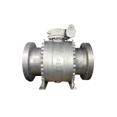 API 6D API 608 Forged Steel 3 Piece Trunnion Ball Valve Flange Ends