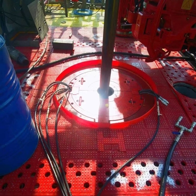 Czerwony mat antypoślizgowy typu ZP Rotary Atble 30mm Plastic Non Slip Mat For Drilling Rig