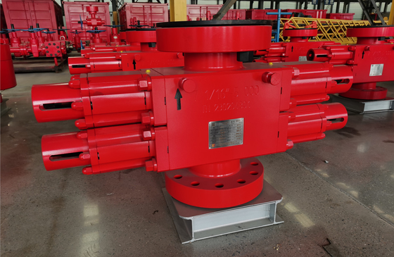 Ręczne podwójne ramy ciśnienie BOP 5000PSI 7-1/16 "Wykrywacz wybuchu wiertniczego