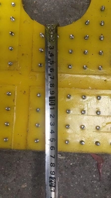 27 1/2 cala Matka antypoślizgowa Stolik obrotowy Kolor żółty 2100MM*1600MM Matka do wiertarki