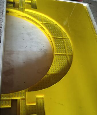 Stolik obrotowy materiał poduszki antypoślizgowej PU odporny na zużycie stosowany do ZP175