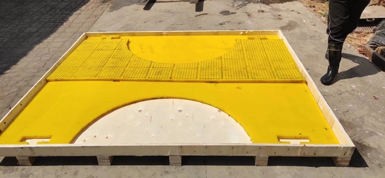 Zastosowany PU Anti Skid Mat 30mm ZP275 Do wiercenia Stolik obrotowy